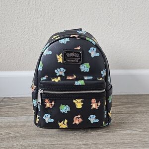 Loungefly x Pokemon Starter AOP Mini Backpack
